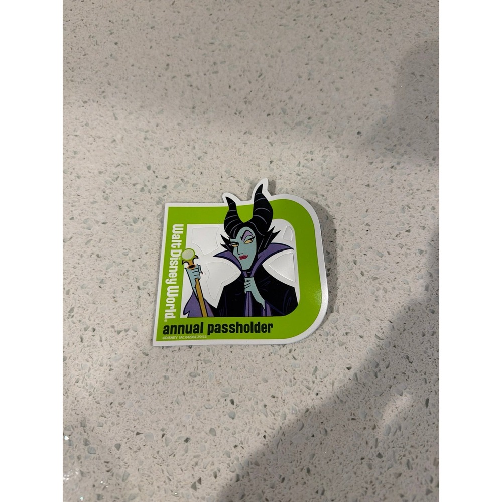 Disney Passholder Maleficent Magnet 2025‎ Authentic WDW